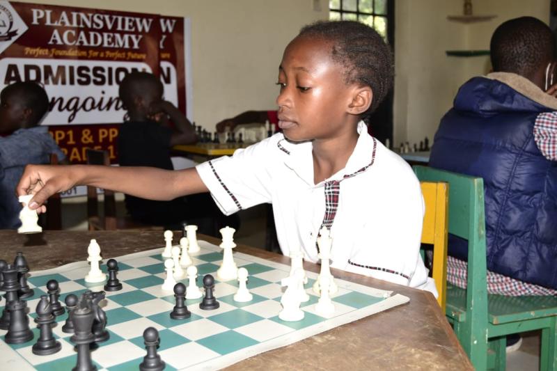 Casey, Hawi and Faith star at Kisumu Junior Plainview Chess champion