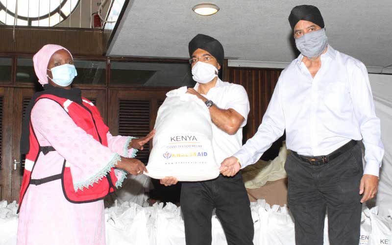 Covid-19: Group donates foodstuff to support households