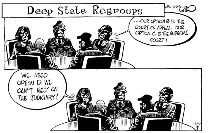 Editorial cartoon: Deep State Regroups
