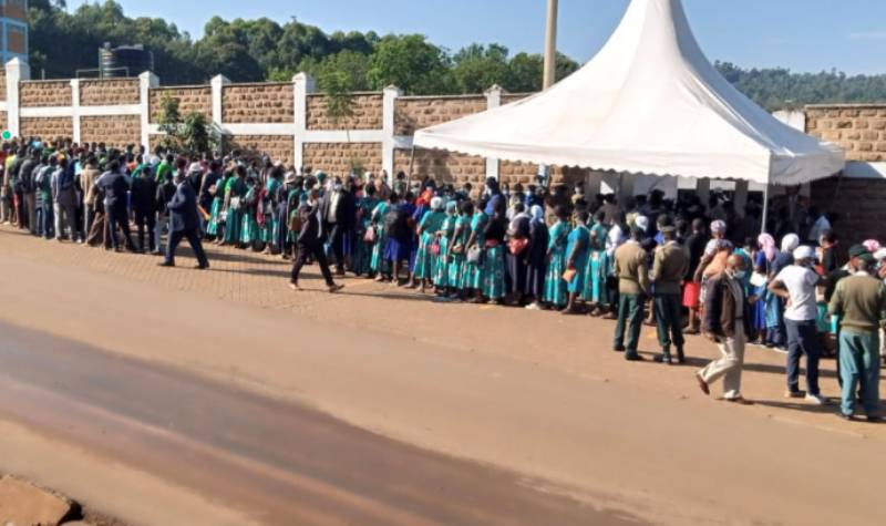 PHOTOS: Tight security ahead of Nyachae's funeral service - The Standard