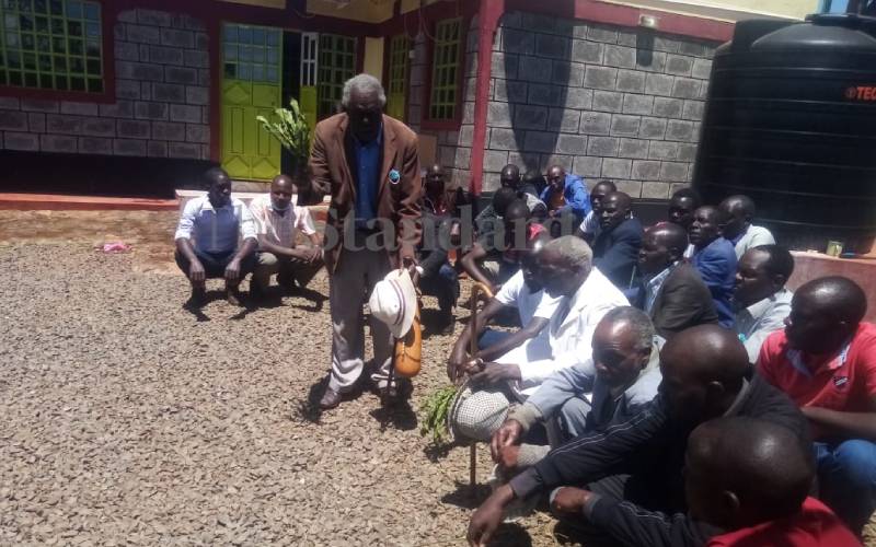 Nandi elders conduct cleansing ceremony in Agnes Tirop's house - The ...