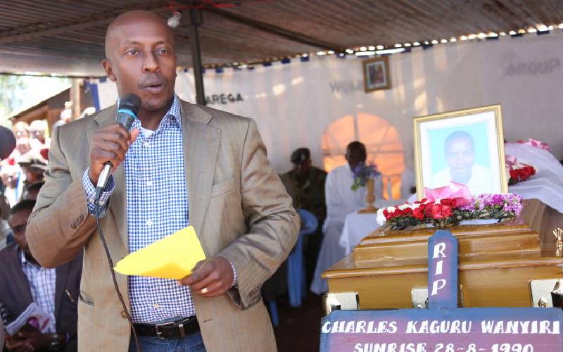 Ex-Tetu MP fails to plead to charges of estate forgery after falling ill