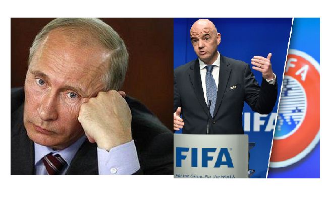 FIFA and UEFA suspend Russian teams from international football