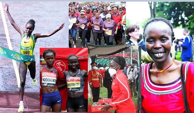 First Lady Margaret Kenyatta celebrates Kenyan women athletes