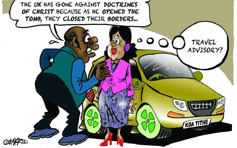 Harold blames UK travel sanctions for blocking his travel to Ugenya