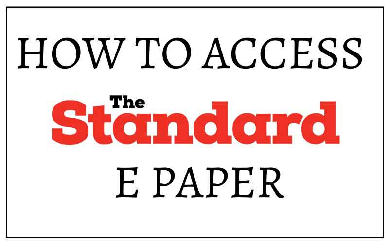 How to access The Standard e-Paper