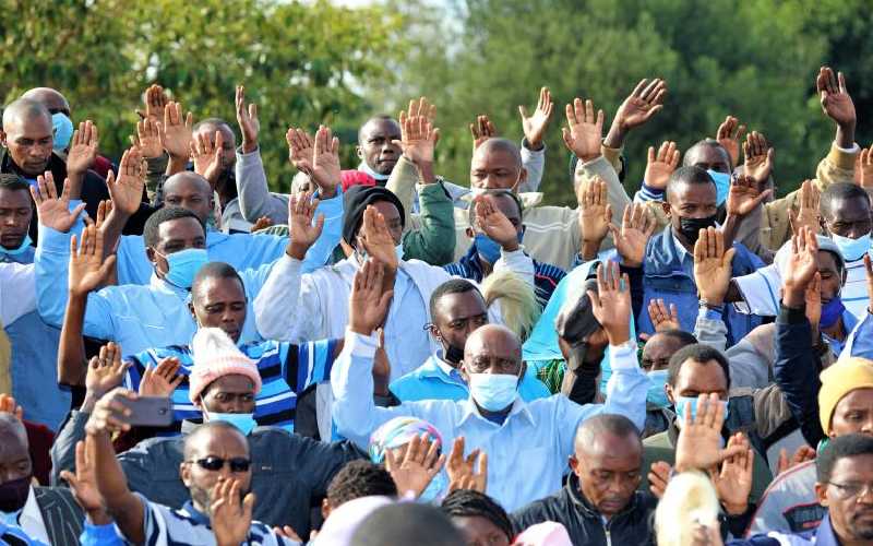 Hundreds turn up for pilgrimage at Mt Kenya ahead of next year’s polls