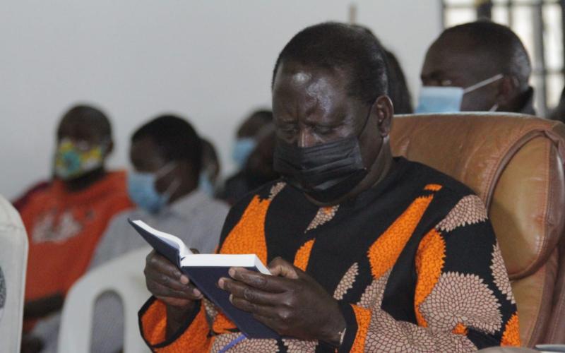 I am not a 'mganga', Raila tells off critics
