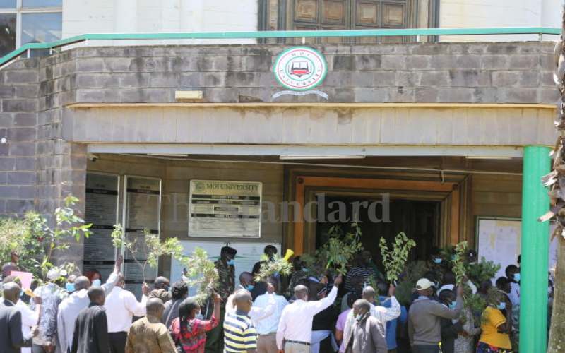 Lecturers at Moi University School of Medicine vow to continue with strike