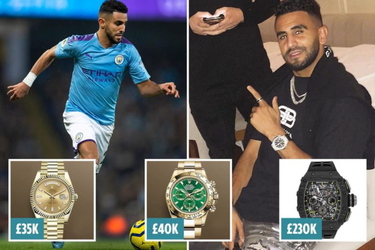 Manchester City's Mahrez has watches worth Sh40 million stolen