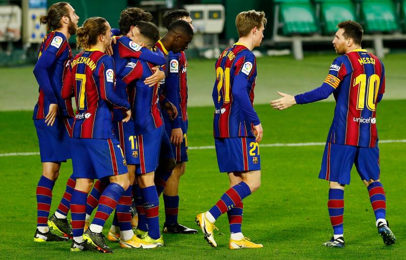 Messi, Trincao give Barca comeback victory over Betis