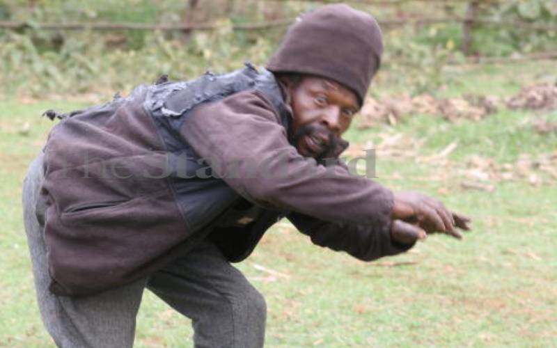 How did he survive? Karanja dived to cheat death.