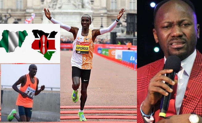 Nigerian pastor asks why Kenyans always win marathons, gives his reasons