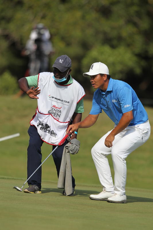 Magical Kenya Open: How I assisted Ashun Wu to win Sh37 million- Muthaiga caddy Navilegwa : The standard Sports