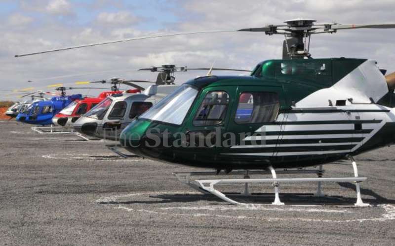 Opulence as Kenyans import 325 helicopters ahead of August polls