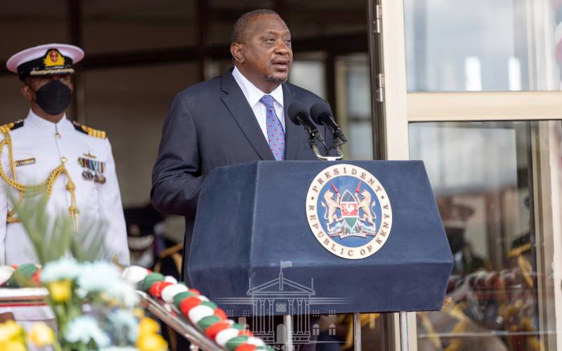 President Uhuru commends the police for their role in Covid-19 containment
