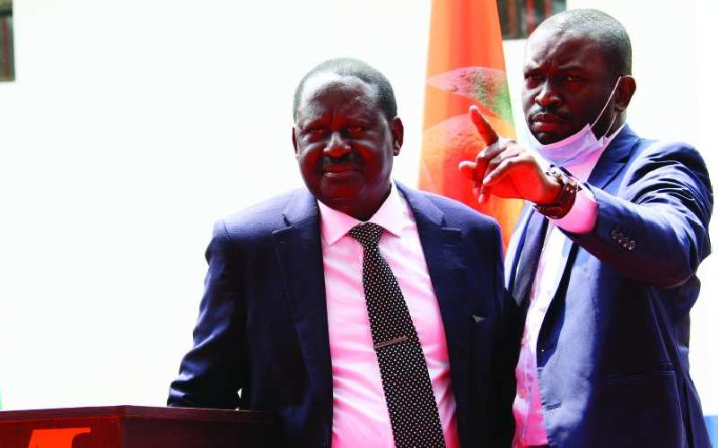 Raila defends ODM, says those shouting want to cover up graft