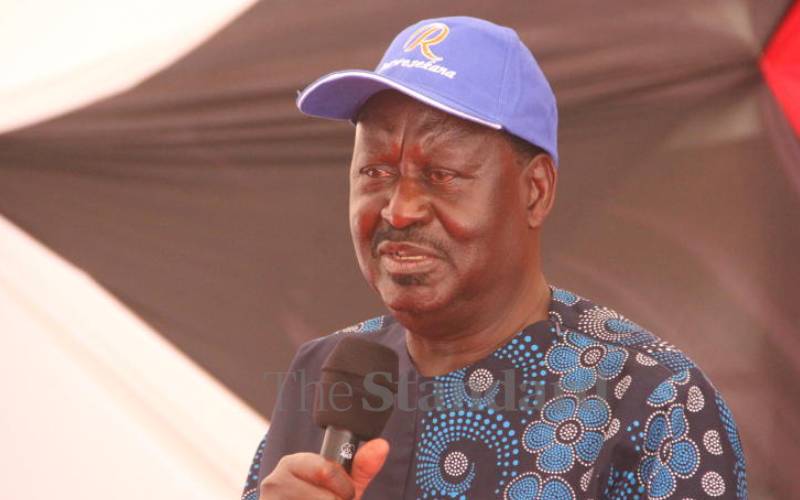 Raila to market his candidature in five-day UK visit