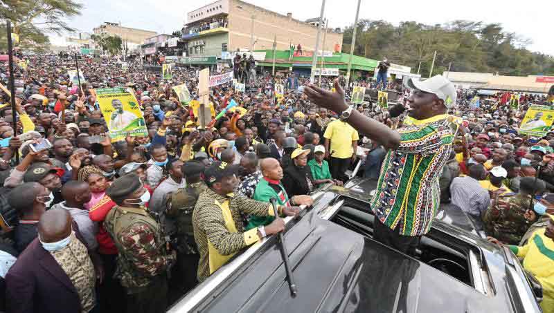 Ruto defends Mau evictions, tells off rivals using exercise to discredit him