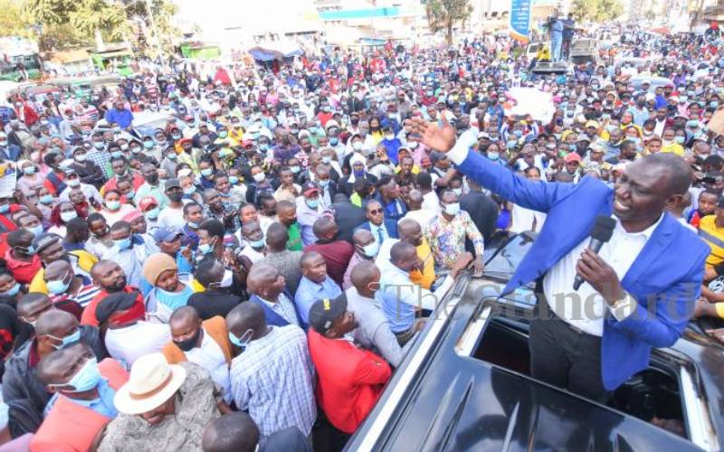 Ruto promises to boost agriculture in Ukambani counties