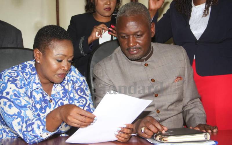 Sabina wants court to bar IEBC from hearing on poll theft claims