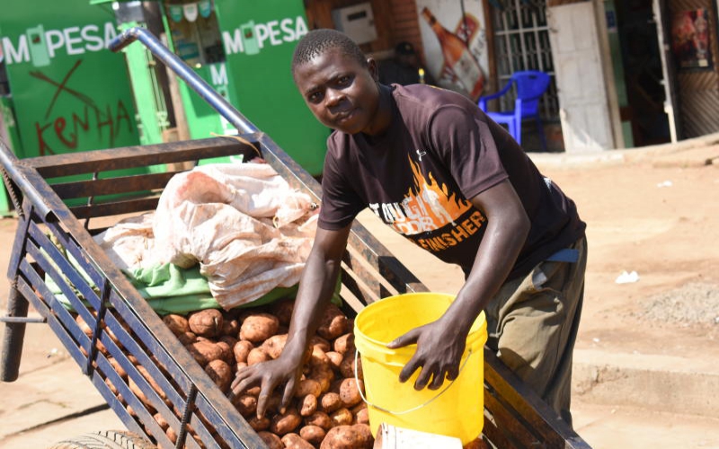 19-year-old pockets Sh1,600 daily from selling potatoes
