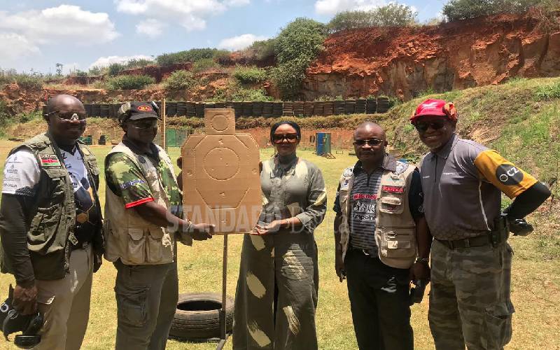CS Amina flags off Kenya’s shooting team ahead of IDPA tourney
