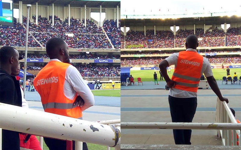 How Kenyan stewards forgot their job as Kariobangi Sharks schooled Everton [Photos]
