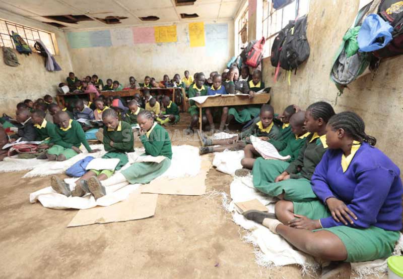 Jehovah Jireh students look to God for desks and chairs