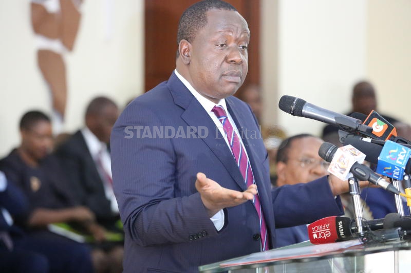 Matiang'i reads riot act to police