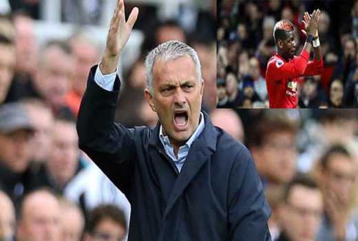 Mourinho fumes against defenders, defends Pogba after a loss to Newcastle