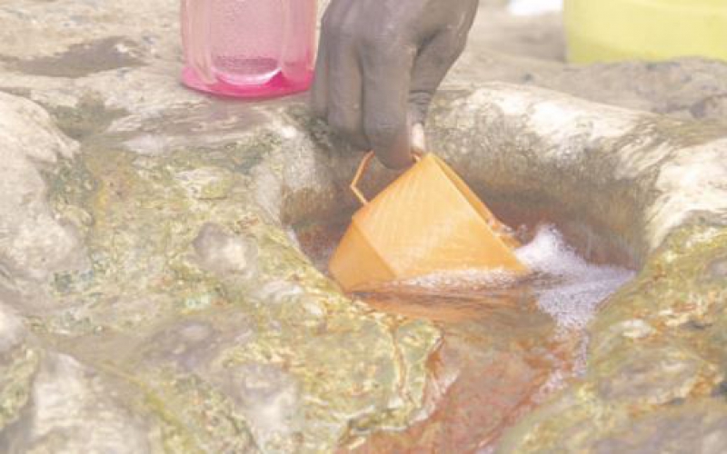‘Soda water’ Meru villagers scoop for body nourishment