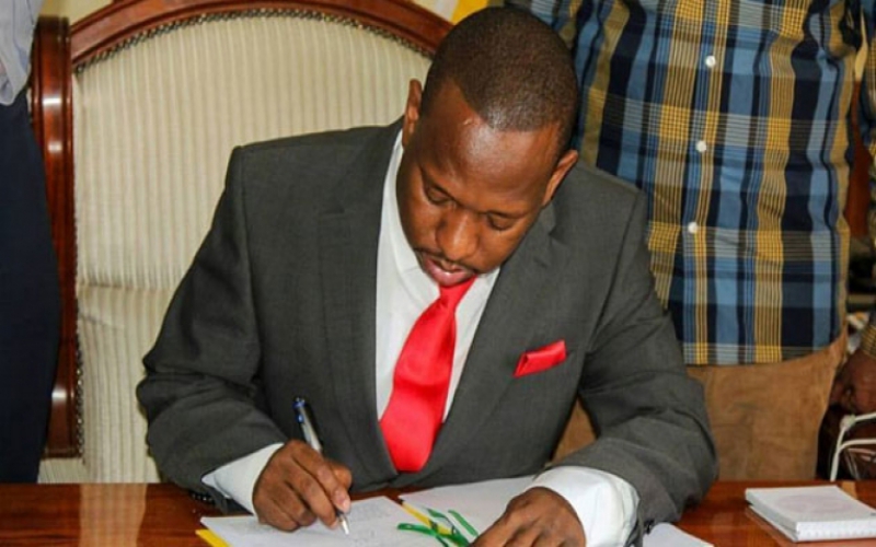 Sonko replaces suspended county officials