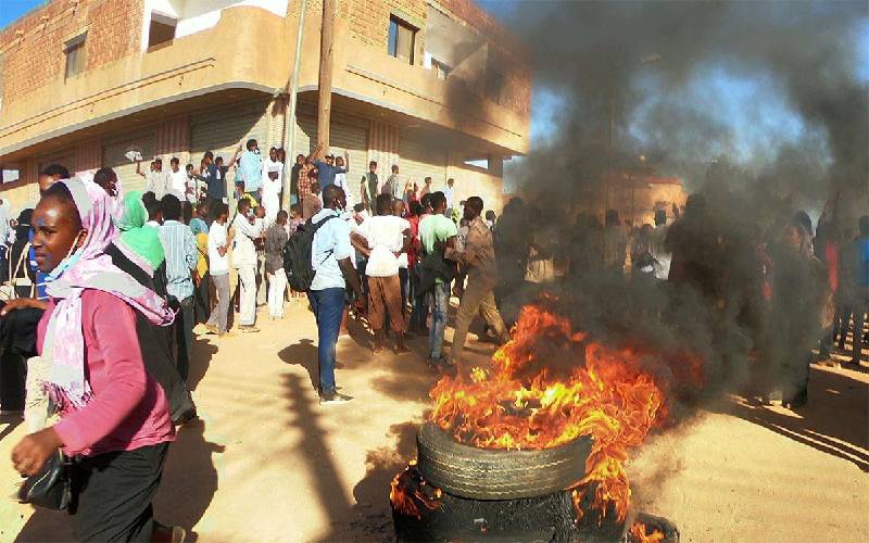 Sudan forces try to disperse protest camp by force: live TV