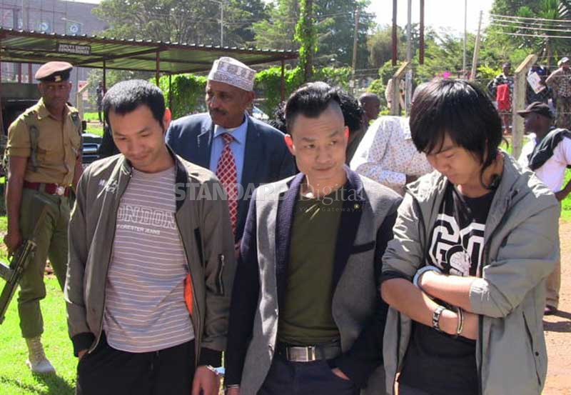 Three Chinese arrested over illegal gaming in Kericho