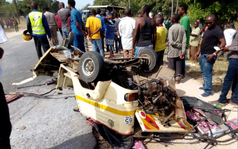 Two officers killed in Kwale road crash, 10 injured
