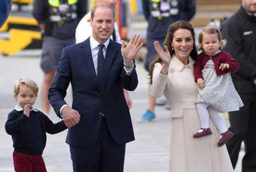 UK's Prince William brings children to meet newborn son