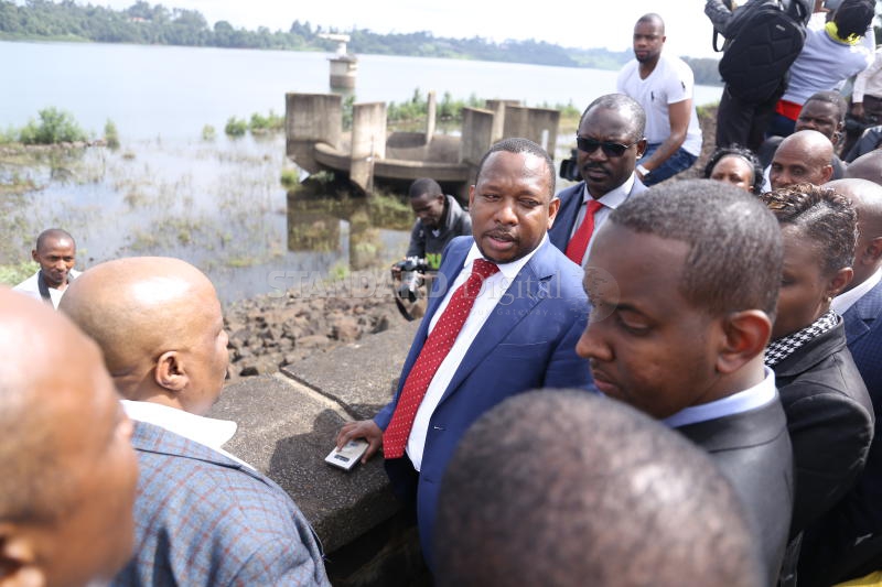 Where does Ndakaini Dam takes its waters?