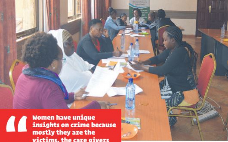 Women trained to fight crime in slum homes