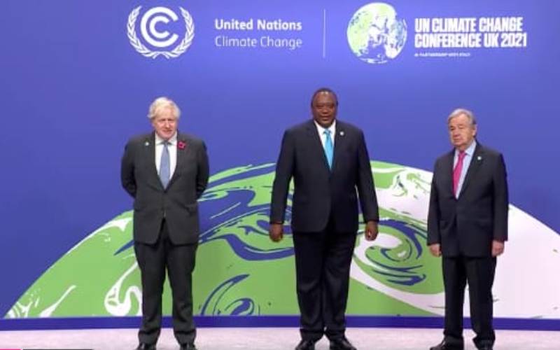 Uhuru Kenyatta asks for an increase of climate financing at COP26