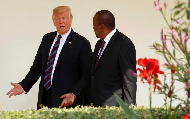 Uhuru, Trump meet to discuss Kenya-US trade, economic deal