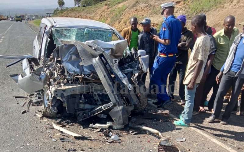 Four family members die in accident at Kinungi - The Standard