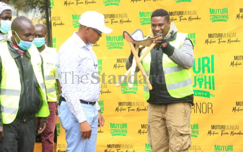 Youthful gubernatorial aspirant causes a stir in Kiambu politics
