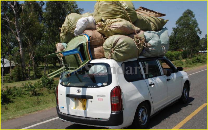 Probox speeding along Rodi Kopany, Ndhiwa.