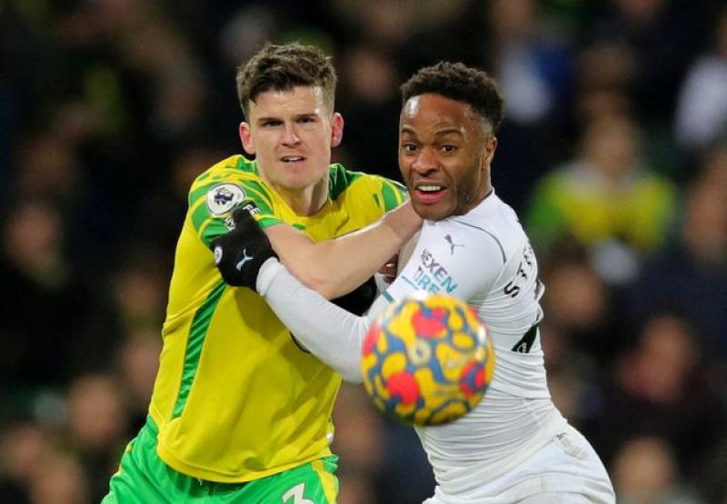 Man City see off Norwich with Sterling hat-trick : The standard Sports