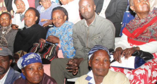 A section of Kenya Power shareholders at the AGM in Nairobi yesterday.  Increased expansion eroded the power firm’s profit, making it difficult for the board of directors to declare dividends this year. [PHOTO: KIBERA MBUGUA]