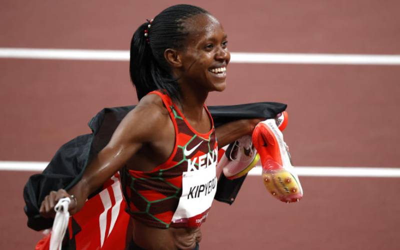 after winning 1,500m gold at the 2016 Olympics.