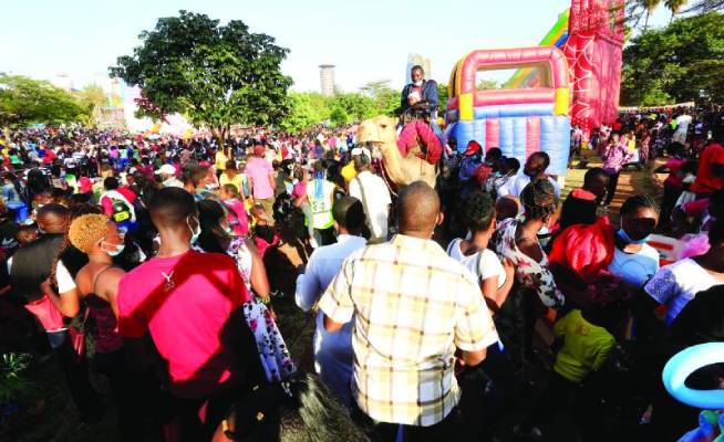 Christmas in the city without Uhuru Park