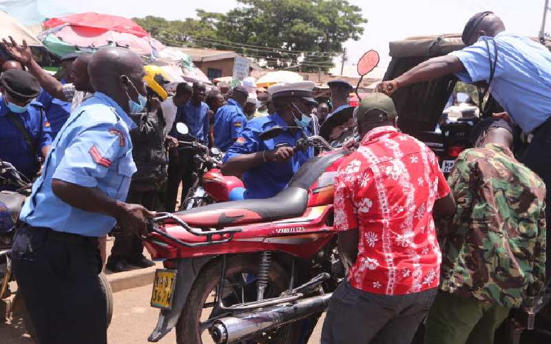 Crackdown on boda boda ends as rider in accident revealed