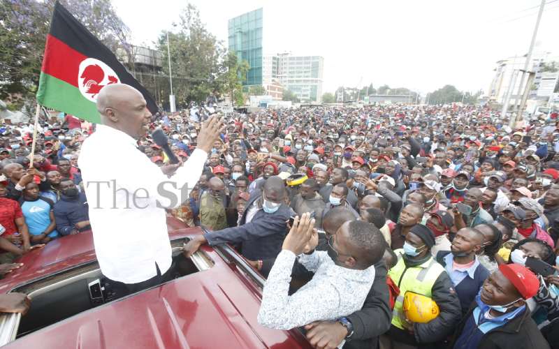 Senator Gideon Moi’s Kericho tour